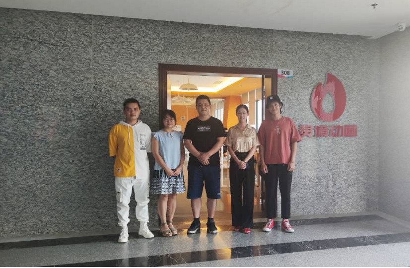 动漫专业教师赴南宁灵境数字科技开展访企拓岗